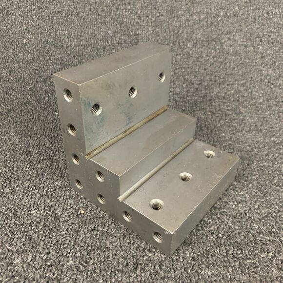 Other - Shars Angle Plate 4x4x4x1x2" Precision Steel Ground w. Tapped Holes R}